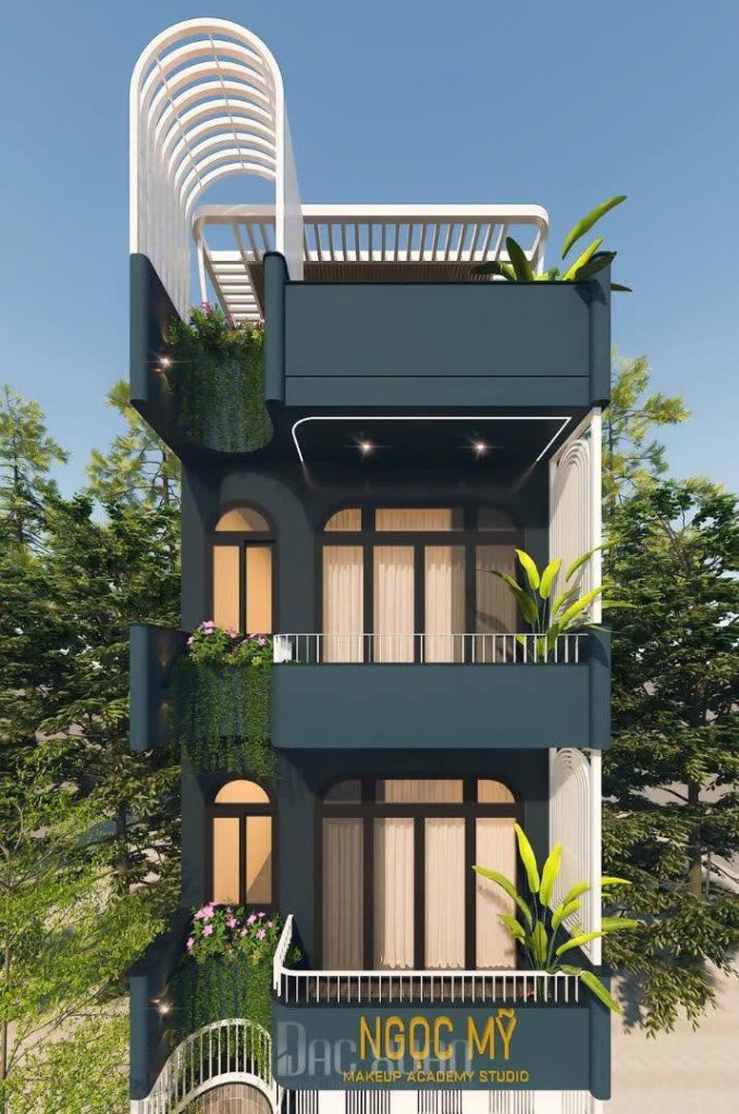 Thiết kế mặt tiền nhận diện tốt - Đắc Xuân