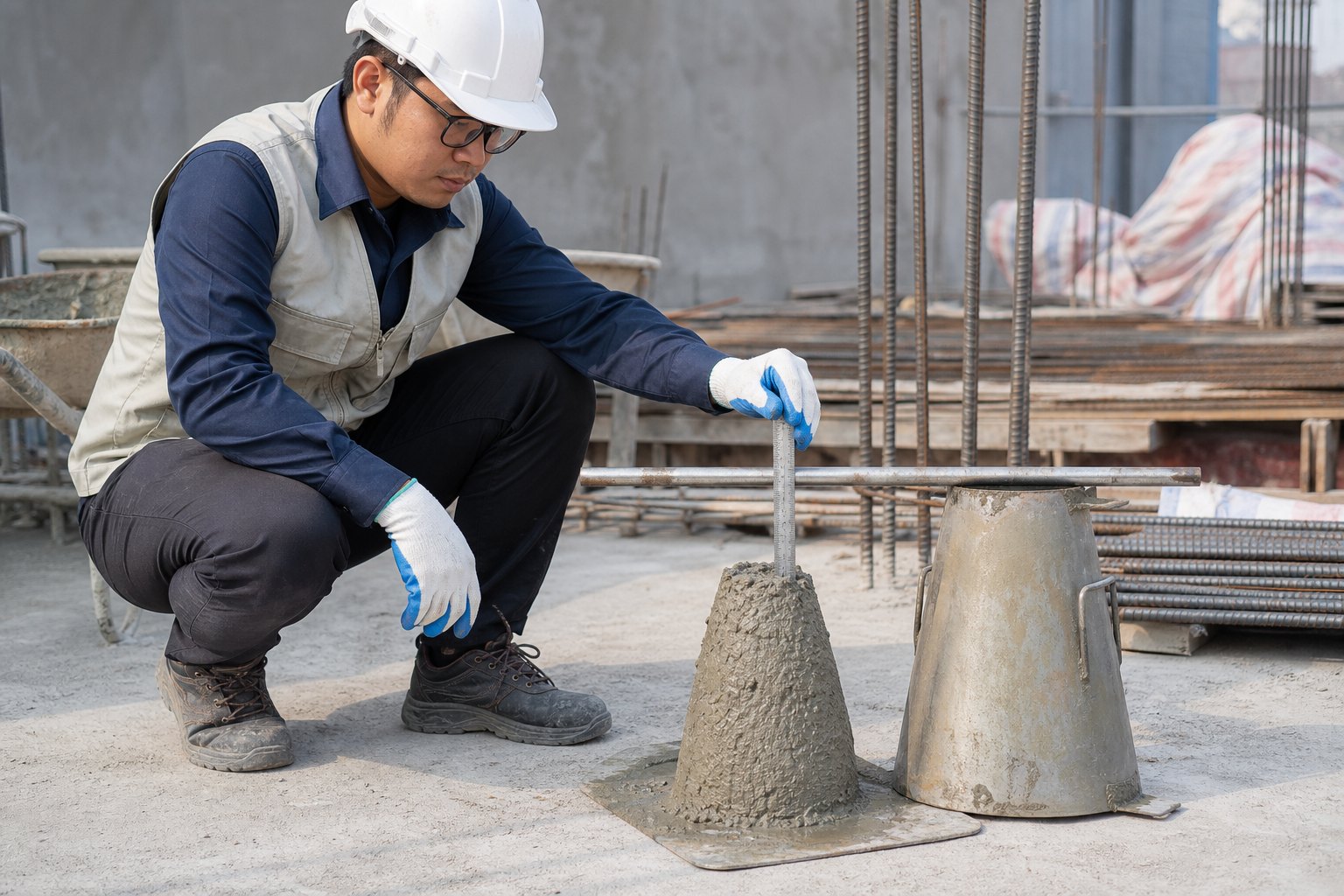 Kiểm tra chất lượng vật liệu xây thô tại công trường